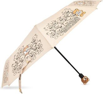 Teddy Bear Printed Umbrella-AE