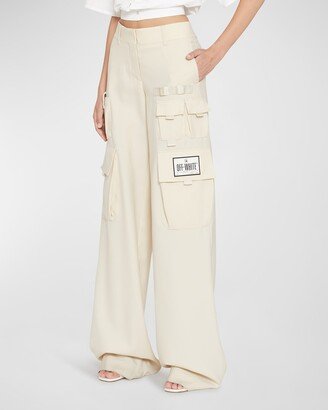 Toy Box Wide-Leg Cargo Pants