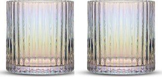 Christian Siriano Chroma Iridescent Dof Tumbler Glasses