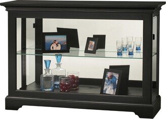 680594 Underhill Ii Curio Cabinet 680594 Black Satin