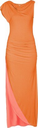 Carlton Jones Estelle Long Knit Dress - Yellow & Orange