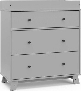 Storkcraft Beckett 3 Drawer Dresser with Changing Topper - Pebble Gray