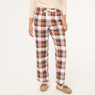 Women's Petite Printed Flannel Pajama Pant