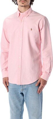 Logo Embroidered Buttoned Shirt-AO