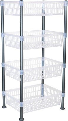 4 Tier Slim Shelf