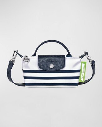 Le Pliage Striped Nylon Cosmetic Case