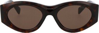 Prada Eyewear Round Frame Sunglasses-AA