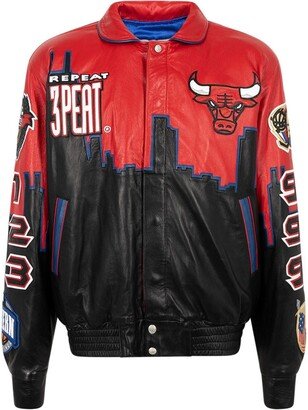 Jeff Hamilton Bulls 3Peat leather jacket