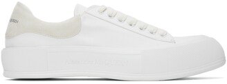 White Deck Lace-Up Plimsoll