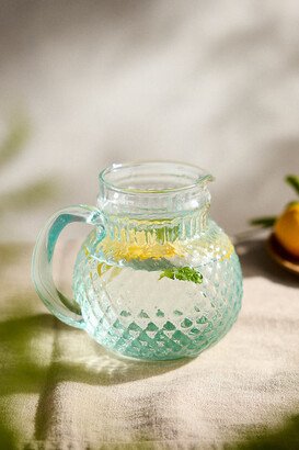 Hobnail Recycled Glass Pitcher