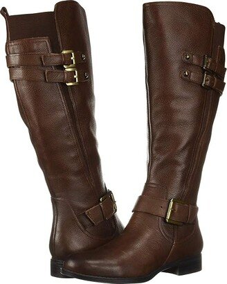 Jessie Wide Calf (Chocolate Wide Calf Leather) Women's Boots