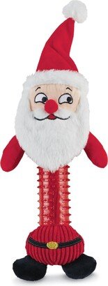 Collections Etc Christmas Santa Rubber Pet Chew Toy