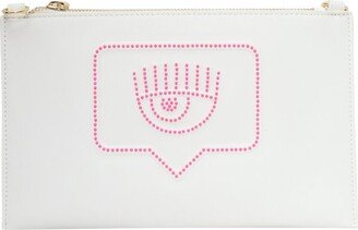 Eyelike Embellished Clutch Bag