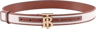 Monogram Plauqe Buckle Belt