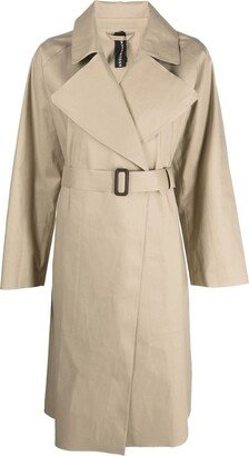 Kintore bonded cotton trench coat