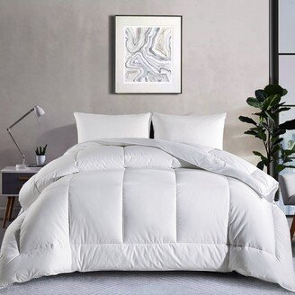 PeaceNest Grid Quilted All Season Down Alternative Comforter