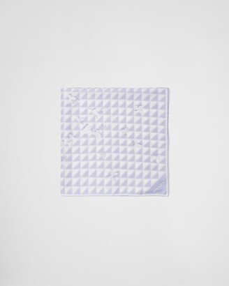Printed Twill Scarf-AA