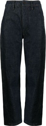 High-Rise Cropped Jeans-AD