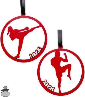 mma Kick Boxing 2023 Ornament, Mixed Martial Arts Gift Idea, Muay Thai