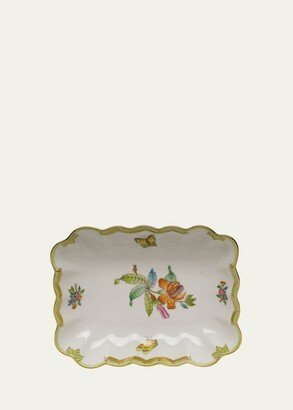 Chinese Bouquet Oblong Dish-AA
