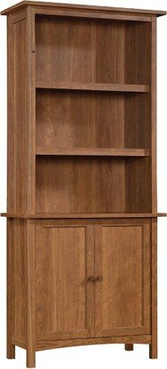 71 Union Plain Bookcase with Doors Prairie Cherry