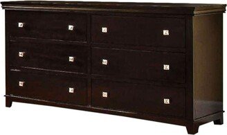 6 Drawers Wooden Dresser