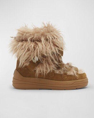 Insolux Suede Faux Fur Snow Boots