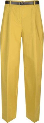 High-Waist Straight-Leg Tailored Trousers-AI