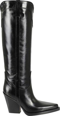 Pointed Toe Knee-High Boots