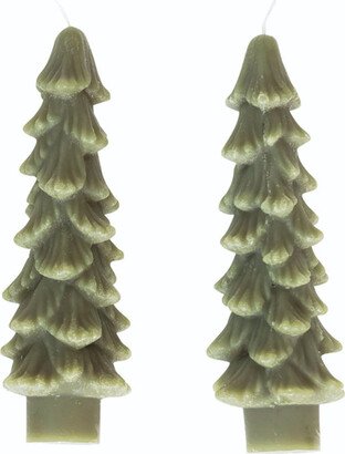 Women's Tall Tree Candle Set - Green