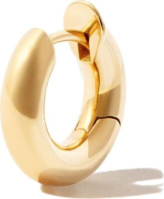 18kt Yellow Gold Macro Plain Single Hoop Earring