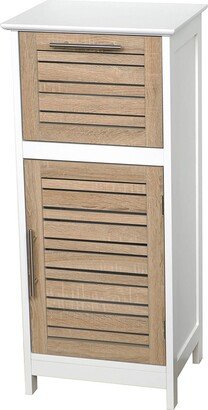 Bathroom Free Standing Storage Floor Cabinet Stockholm Oak