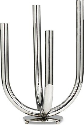 Primrose Valley Rounded Stainless Steel Candelabra