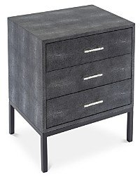 Camden Faux Shagreen Nightstand