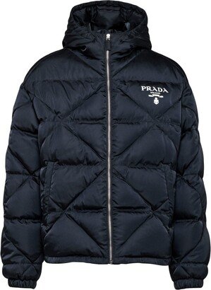 Embroidered Logo Puffer Jacket