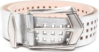 Octa Cut mirrored belt