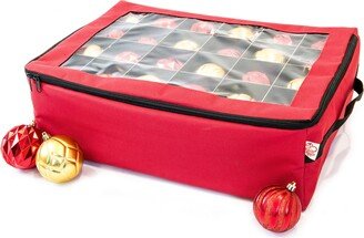 Northlight 2-Tray Christmas Ornament Storage Bag - Holds Up To 48 Ornaments