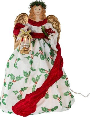 16 10-Light Holiday Formal Angel Tree Topper