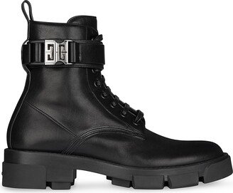 Terra Lace-Up Leather Combat Boots