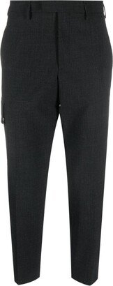 Cropped Tapered-Leg Trousers-AJ