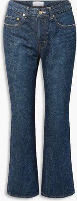 The Moonstone cropped mid-rise bootcut jeans