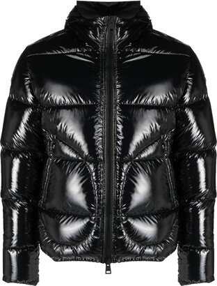 Laminated Hooded Padded Jacket