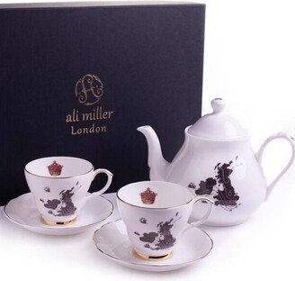 Ali Miller London Map Tea For Two Gift Set