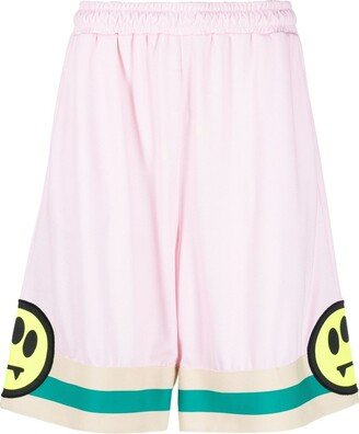 Smiley-Print Bermuda Shorts