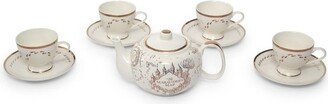 Ukonic Harry Potter Marauders Map 10-Piece Porcelain Tea Set