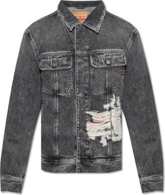 ‘D-BARCY-S1’ Denim Jacket - Grey