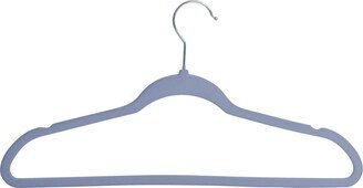 Slim-Profile Non-Slip Velvet Hangers Set, 25 Pieces