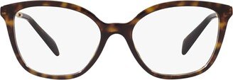 Prada Eyewear Pr 02zv Tortoise Glasses