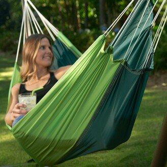 Smart Living Home & Garden Nylon Hammock in a Bag - Two Tone Green