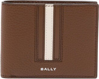 Logo-Print Leather Wallet-AG